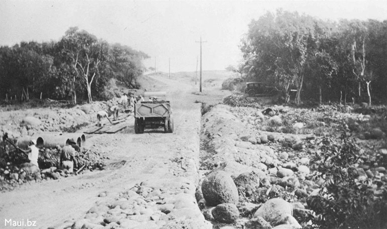 Hana Highway Contruction 1920