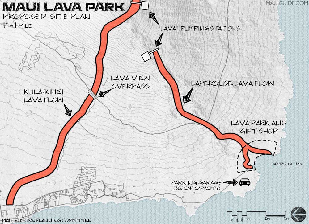 Maui Lava Park site plan