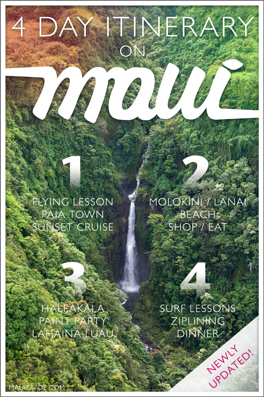 4-day Maui itinerary
