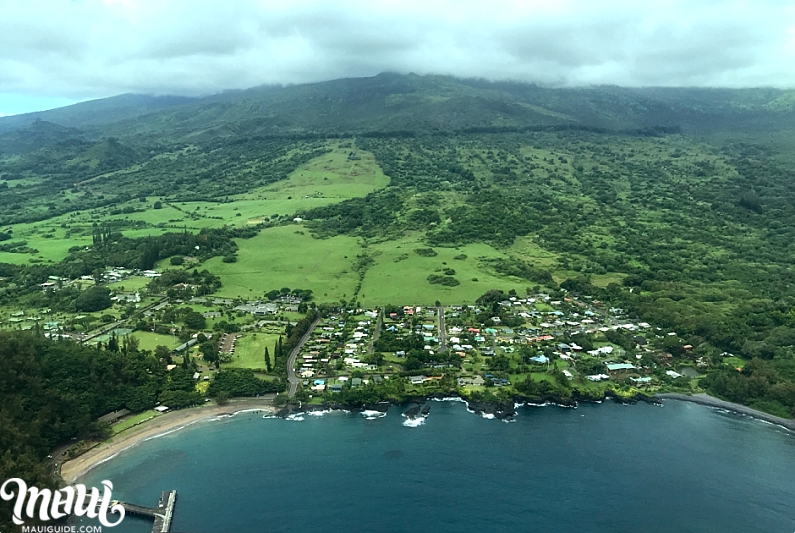 Hana Town Aerial Shot