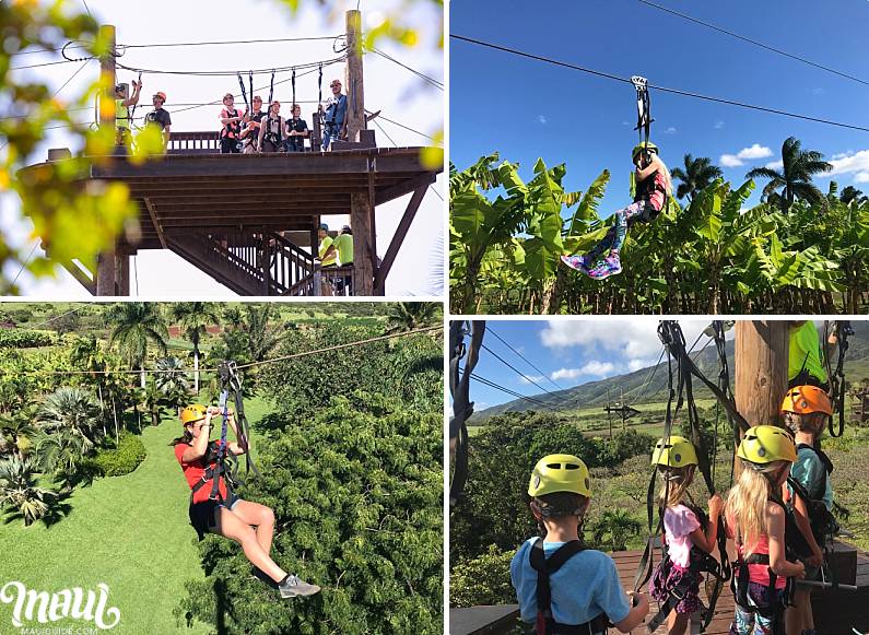 Kids on Maui Zipline