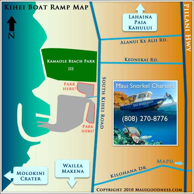 Kihei Boatramp Map
