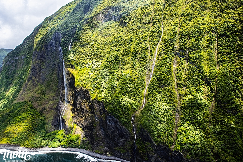 Molokai Cliff Waterfalls