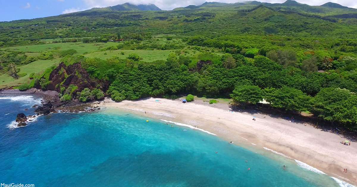 Hamoa Beach in Hana, Maui, Hawaii with Map, photos and Information