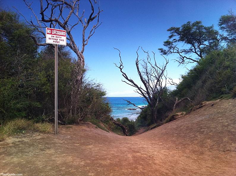 Little Beach Maui Path