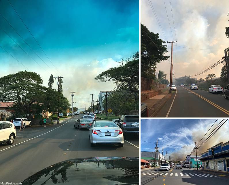 Maui Fire Closed Roads