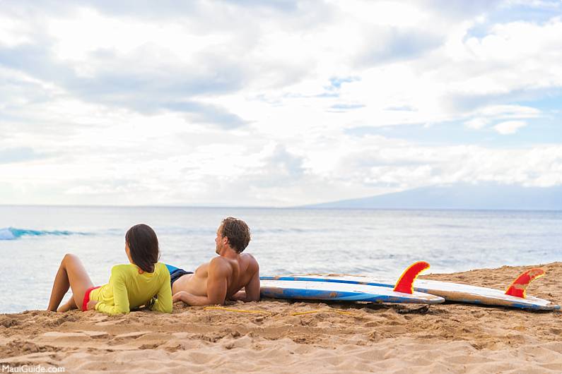 Maui Surfboard Rentals Beach