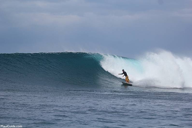 Maui Surfing Nice Wave