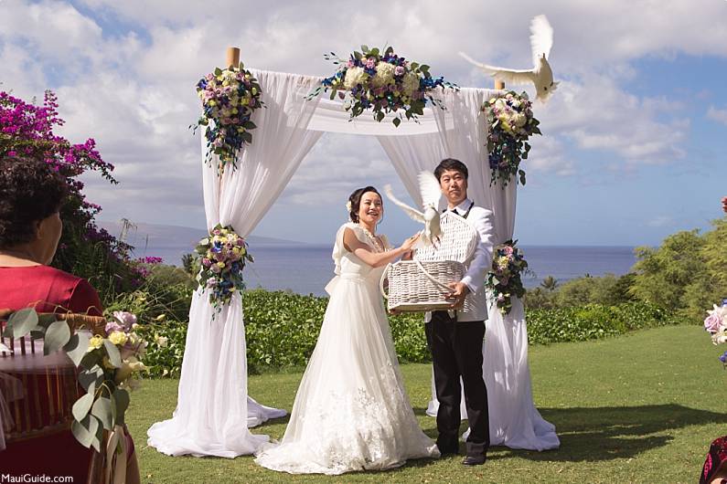 Maui Weddings Guide Doves